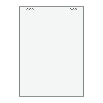 Blok Flipchart čistý 80g, 680x990mm, 20 listů