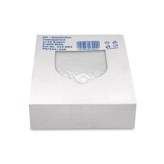 Prírez (PP) transparentný 18 x 24 cm `1/16` v boxe [4000 ks]