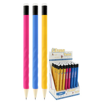 Roller gelový/gumovací M&G U8371, hrot 0,7 mm, modrá náplň (3 barvy)