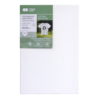 Malířské plátno Happy Color 20x30 cm na rámu - recyklovaná bavlna