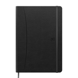 Zápisník Oxford Signature A5/80 listů, linkovaný, černý