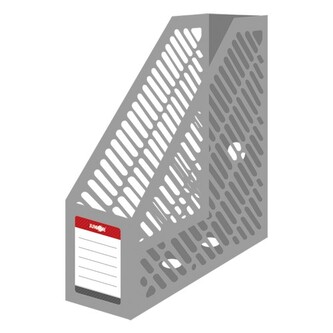 Stojan na časopisy A4 JUNIOR skládací - šedý