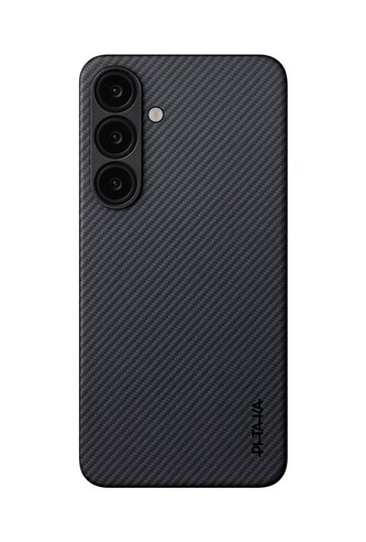Pitaka Ultra-Slim Case, Black/Grey Twill - Samsung Galaxy S 2025