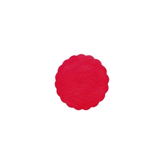 Rozetka (PAP-Airlaid) PREMIUM červená Ø9cm [40 ks]