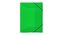 Teczka z gumką A4 PP neon zielona