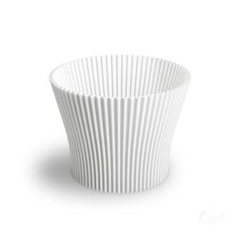 Plastový obal na květiny Lotus 170, bílý