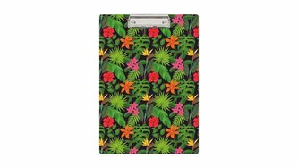 Klip A4 deska z nadrukiem flowers