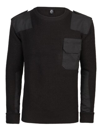 Svetr Brandit BW Pullover - černý, XXL