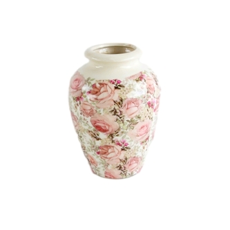 Keramická váza Roses 18x25 cm