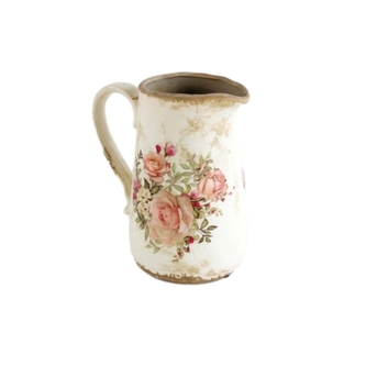 Keramická váza Roses 20,5x14,5x23 cm