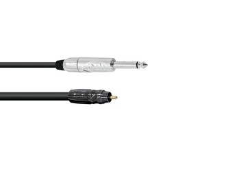 Kabel AC-50 RCA černý - Jack 6,3 mono, 5 m