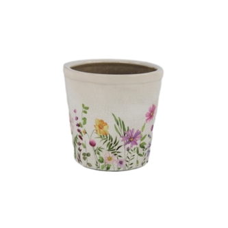 Keramický květináč Flowers 16,5x16 cm