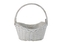 proutěný koš bílý s uchem