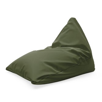 Sedací vak Triangl Vojenská zelená: 120 x 100 x 100 cm