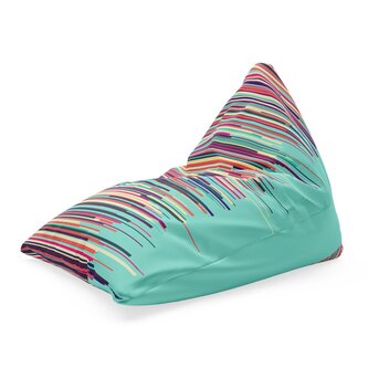 Sedací vak Triangl Stékající barva: 120 x 100 x 100 cm