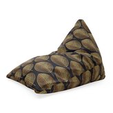 Sedací vak Triangl Zlaté listy: 120 x 100 x 100 cm