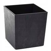 Květináč Flore 25x25 cm černý beton