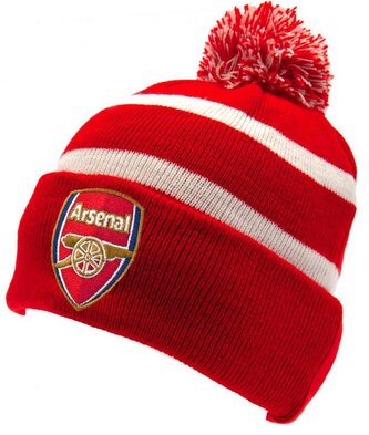 Zimní kulich pro mládež FC Arsenal: Znak (univerzální) červený akryl