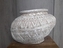 Amfora se vzorem šedá křivá 37x28cm