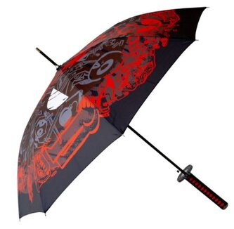 Automatický deštník Marvel|Deadpool: Obličej v logu (průměr 98 cm)