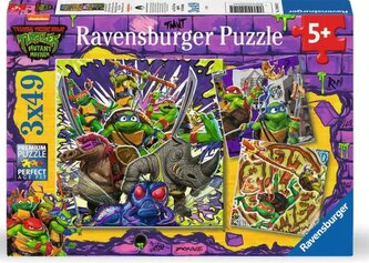 Želvy Ninja 3x49 dílků