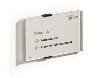 Informační tabulka "INFO SIGN", stříbrná, 210 x 148,5 mm, DURABLE 480523