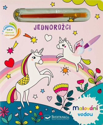 Malování vodou Jednorožci