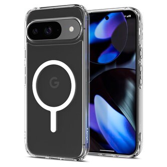 Spigen Ultra Hybrid OneTap Metal Ring MagSafe, white - Google Pixel 9