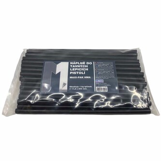 Tavné lepidlo MAXIPAK - HMA tyčinky 11,2x300mm černá 1kg