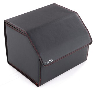 Organizér do kufru auta CAR COMPACT LEATHER M, 1 přihrádka, skládací, s víkem SIXTOL Organizér do kufru auta CAR COMPACT LEATHER M, 1 přihrádka, skládací, s víkem SIXTOL