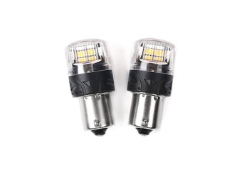 Autožárovka LED BA15S 12V CARCLEVER 16LED 2835SMD oranžová 2ks Autožárovka LED BA15S 12V CARCLEVER 16LED 2835SMD oranžová 2ks