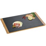 Servírovací tác, 45 x 30 x 1,5 cm, břidlice/bambus KESPER 38131
