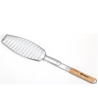 Rošt na ryby s dřevěnou rukojetí Tepro 8524