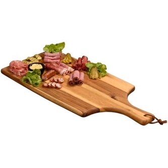 Prkénko na krájení a servírování, 55 x 25 x 1,8 cm, akáciové dřevo KESPER 28198