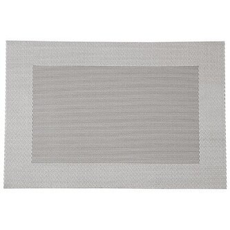 Prostírání, 43 x 29 cm, stříbrné s okrajem KESPER 77673