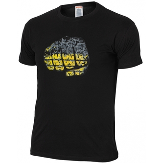 Triko Bennon Predator Hand - černé-žluté, L