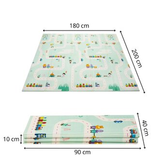 KM0012 PĚNOVÁ PODLOŽKA 180 x 200 x 1 CM