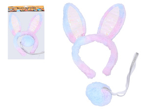 Set karneval - zajíc třpytivý