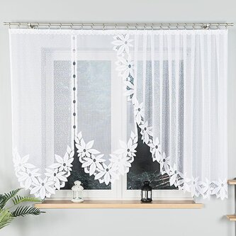 Dekorační oblouková krátká záclona JADWIGA II. 160 bílá 300x160 cm MyBestHome