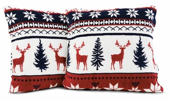 Vánoční povlak na polštář NOVEL 40x40 cm vícebarevný