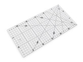 Pravítko na patchwork 15x30 cm - 1 ks - transparent