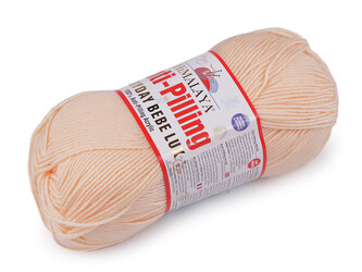 Pletací příze Everyday Bebe Lux 100 g - 1 ks - 4 (70437) lososová světlá