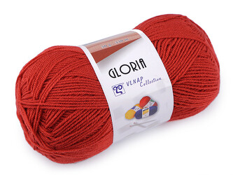 Pletací příze Gloria 50 g - 1 ks - 11 (53125) rezavá stř.