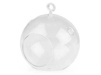 Skleněná koule Ø12 cm aerárium - 1 ks - transparent