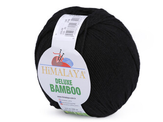 Pletací příze Deluxe Bamboo 100 g - 1 ks - 9 (29) černá