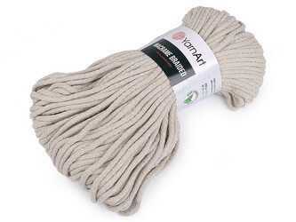 Pletací příze Macrame Braided 250 g - 1 ks - 10 (753) režná