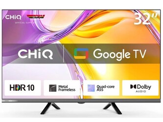 CHiQ L32M9E TV 32", HD, smart, Google TV, Dolby Audio, dbx-tv, HDR 10