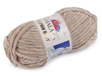Pletací žinylková příze Dolphin Baby 100 g - 1 ks - 13 (80317) béžová