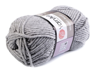Pletací příze Merino bulky 100 g - 1 ks - 3 (282) šedá holubí