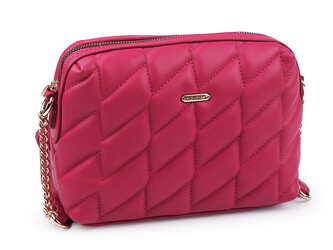 Kabelka crossbody prošívaná 24x17 cm - 1 ks - 5 pink
